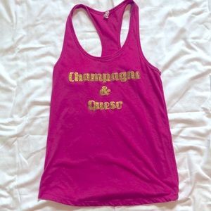 “Champagne & Queso” Racerback Tank